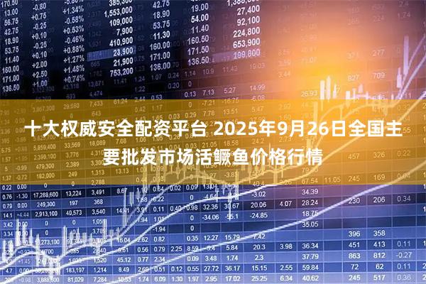 十大权威安全配资平台 2025年9月26日全国主要批发市场活鳜鱼价格行情