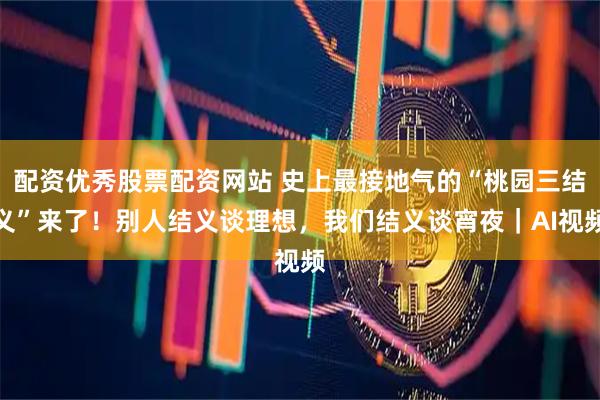 配资优秀股票配资网站 史上最接地气的“桃园三结义”来了！别人结义谈理想，我们结义谈宵夜｜AI视频